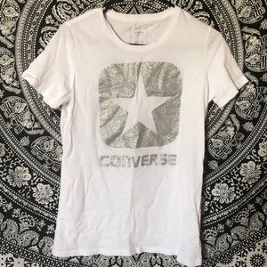WHITE CONVERSE SHIRT